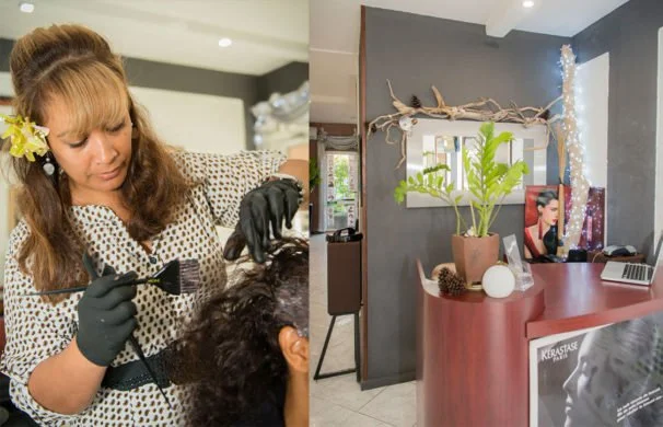 Le salon de coiffure Épicéa, géré par Vaitiare à Papeete, Tahiti