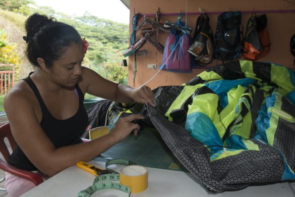 Vainoaterai, gérante de Daspot Kitesurfing Tahiti
