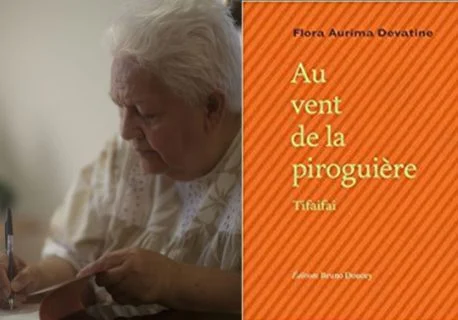 Au vent de la piroguière, livre de Flora Aurima Devatine