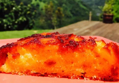 Recette- Gâteau renversé à l'ananas caramélisé