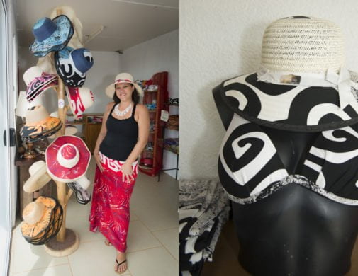 Evelyne Taeatua Bonno, créatrice de Lohau Hats à Tahiti