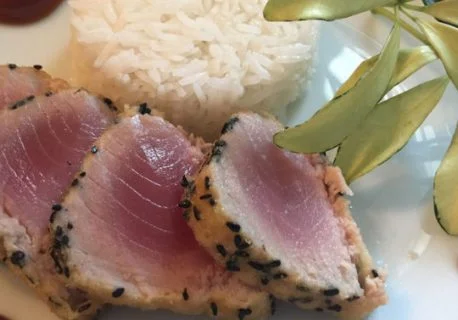 Recette - Chaud-froid de thon aux sésames noir