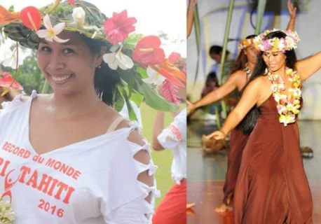 Kehaulani Chanquy, danse tahitienne