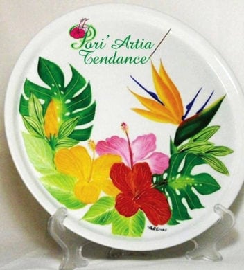 Création sur porcelaine de Rereata