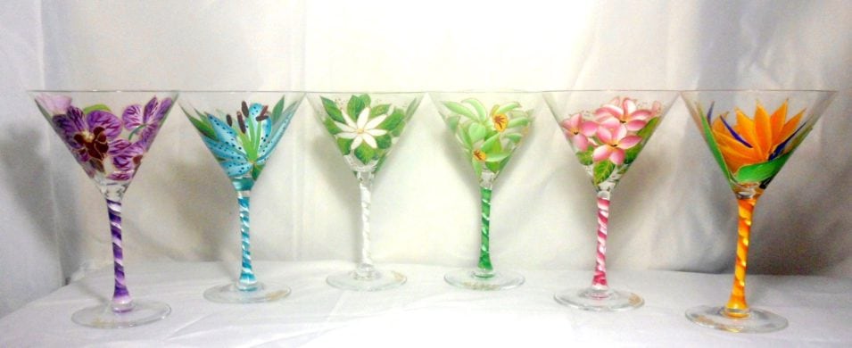 Rereata et ses créations sur verre