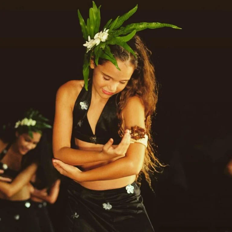 Premier Heiva en 2009 Monoi avec Tamariki Poerani