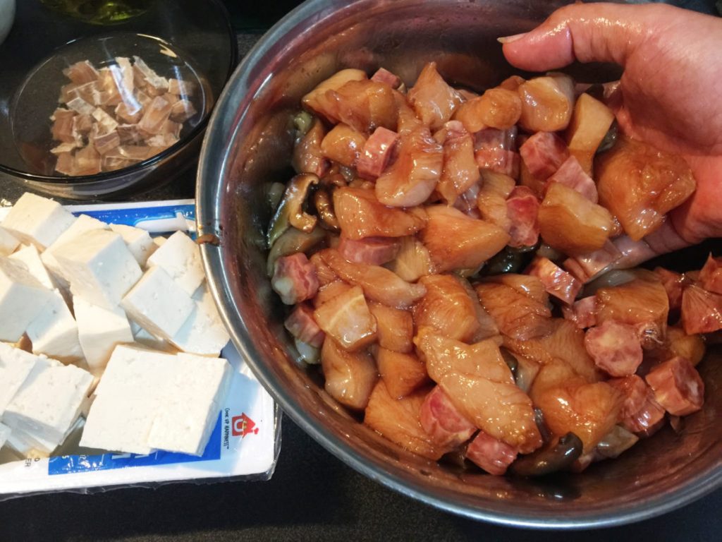 3-tofu poisson poulet
