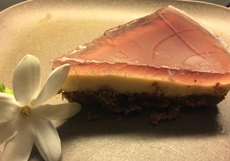 Cheesecake à l'hibiscus