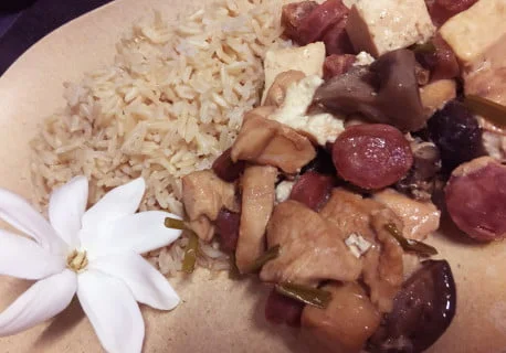 Tofu Poulet Poisson salé