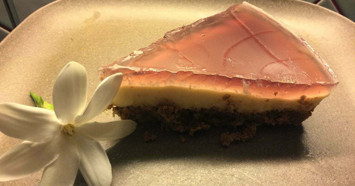 Cheesecake à l’hibiscus - Femmes de Polynésie