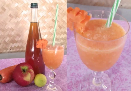 Jus de carottes et de pommes - Femmes de Polynésie