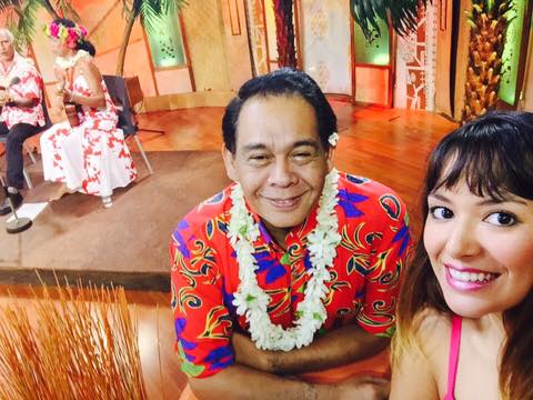 Hinatea Chatal, animatrice radio et télé à Tahiti