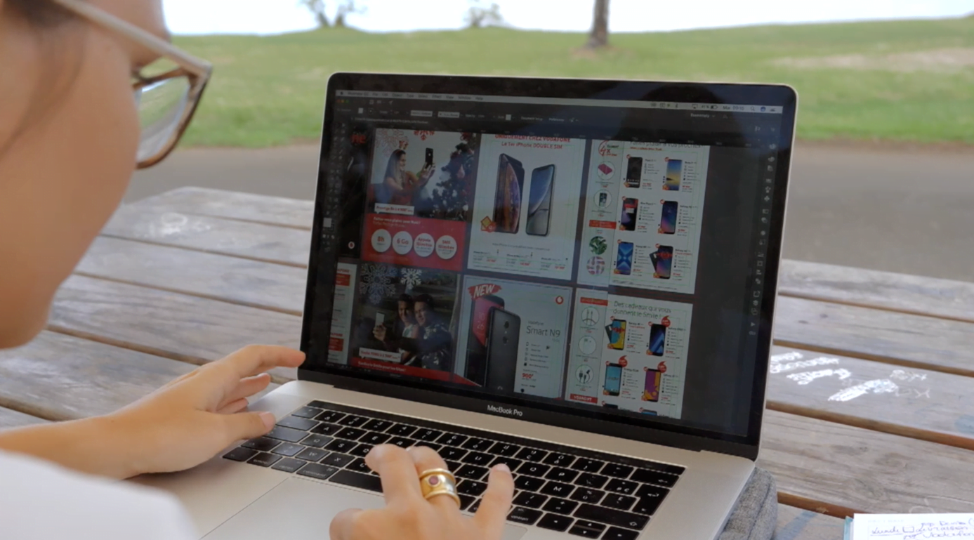 Océane Robreau-Tefaatau, graphiste polynésienne