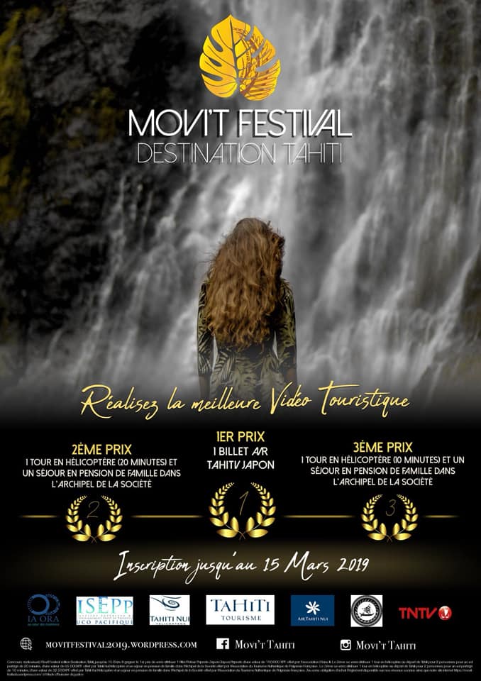 Affiche festival Mov'it Tahiti