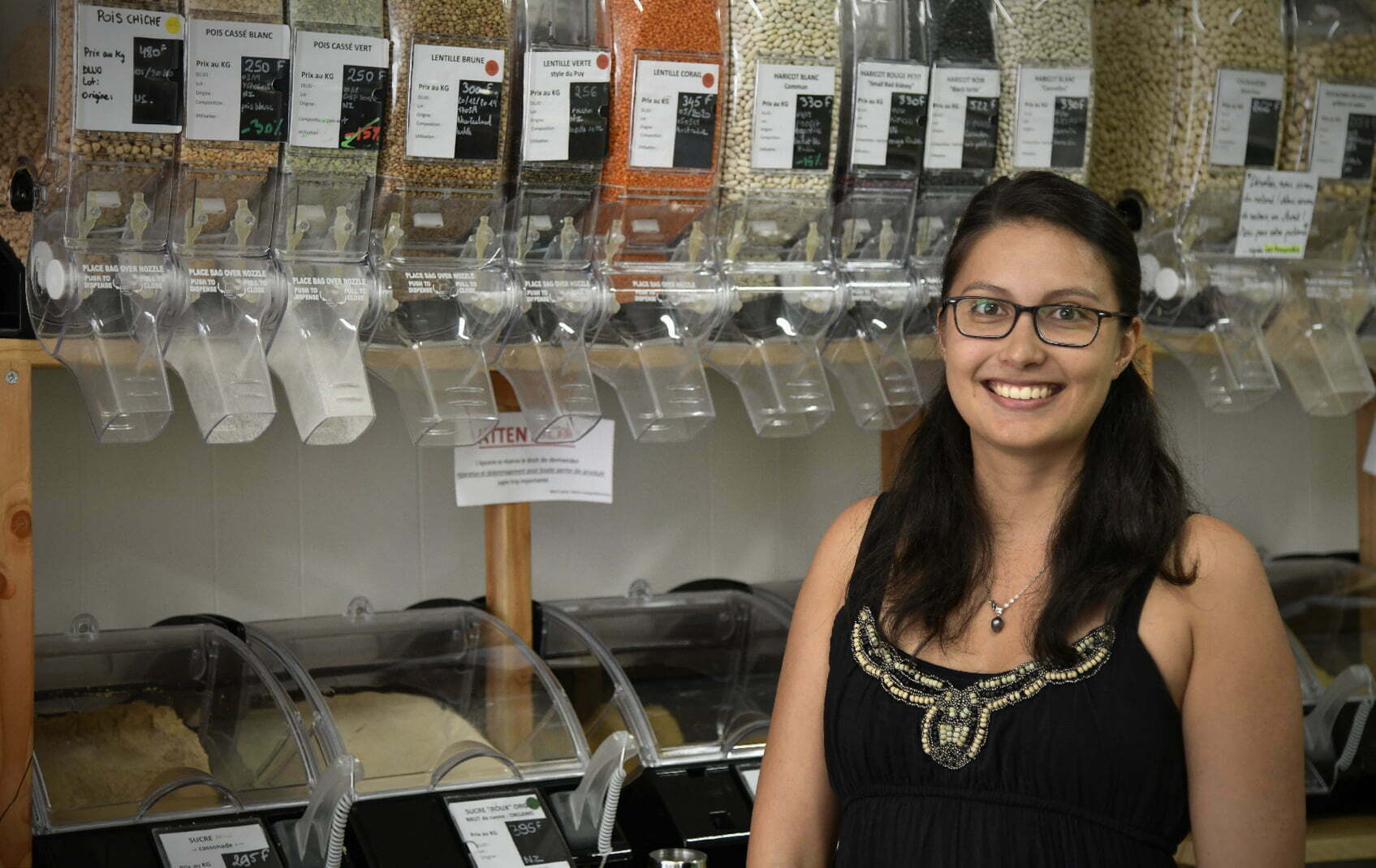 Noelyn Faussane, épicerie vrac à Papeete