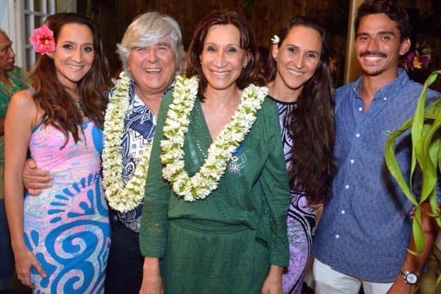 Famille Faugerat, Tahiti