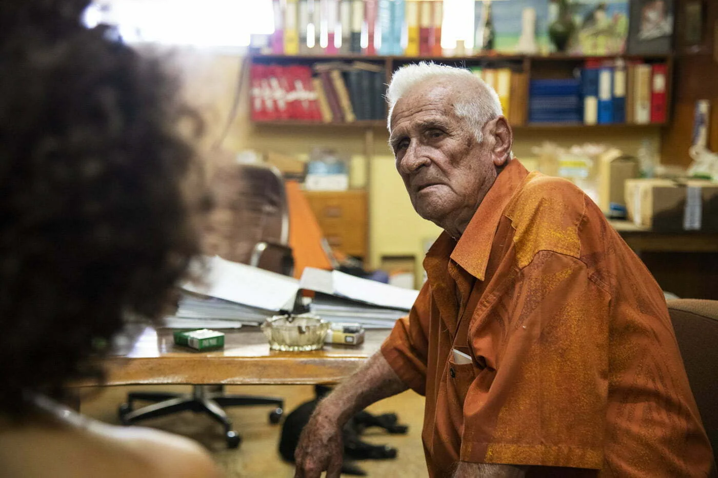 Le papa, dans l'entreprise Trichlore en Polynésie