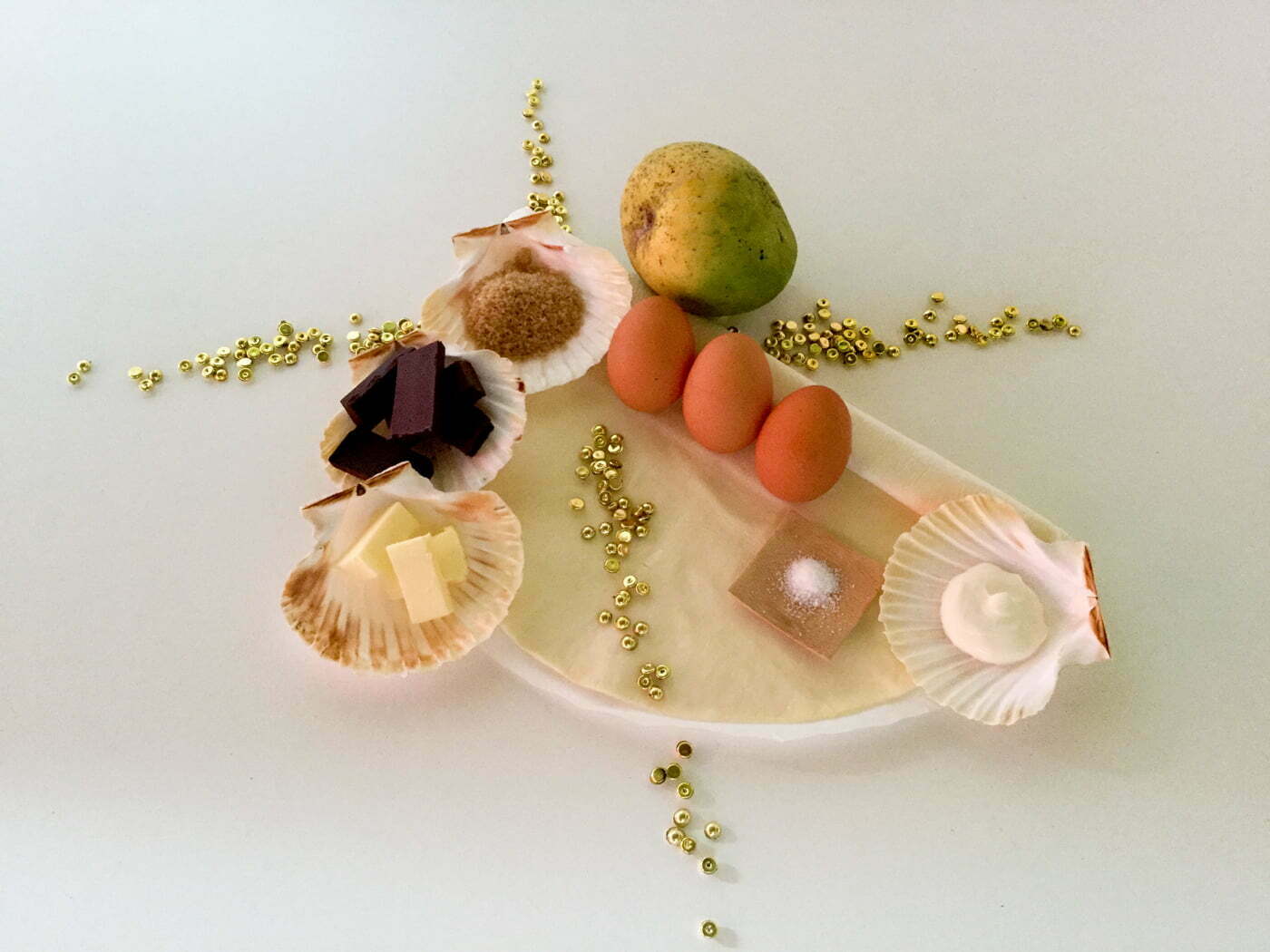 Coquille StJacques de mangue et chocolat Femmes de Polynésie