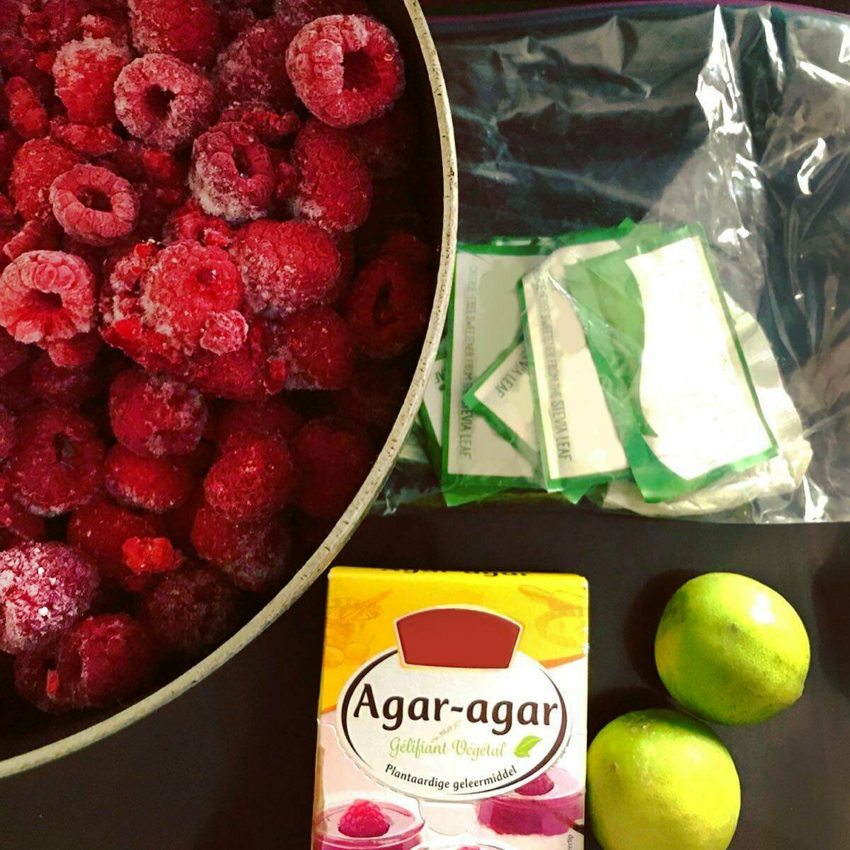 Recette healthy confiture framboise à l’agar agar by Maiarii Fry