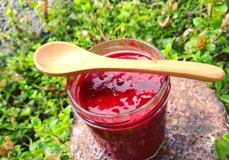 Recette de la confiture framboise agar-agar de Maiarii Fry