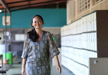 Roaina Agius, enseignante spécialisée en Polynésie française