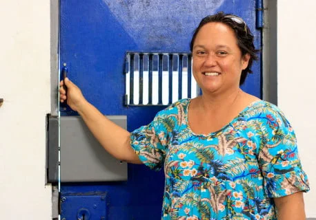 Terava Le Gayic, enseignante à la prison de Polynésie française