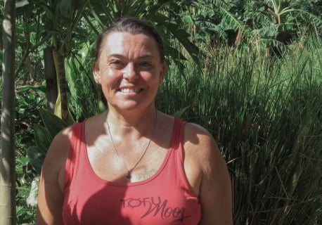 Karine Soubervie et son tofu bio à Moorea en Polynésie française