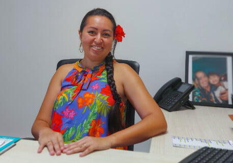 Hinanui Snow, directrice générale des services de la commune de Teva I Uta en Polynésie française