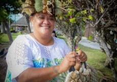 Liline Florès, artisane polynésienne