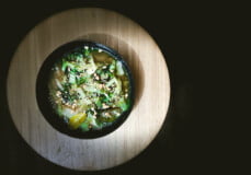 Recette bouillon Pakchoi miso