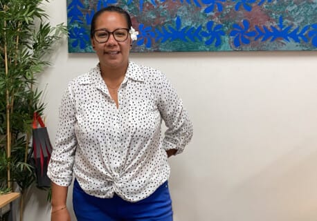 Temarii Ueva, secrétaire comptable au Centre de Gestion et de Formation de la Polynésie française