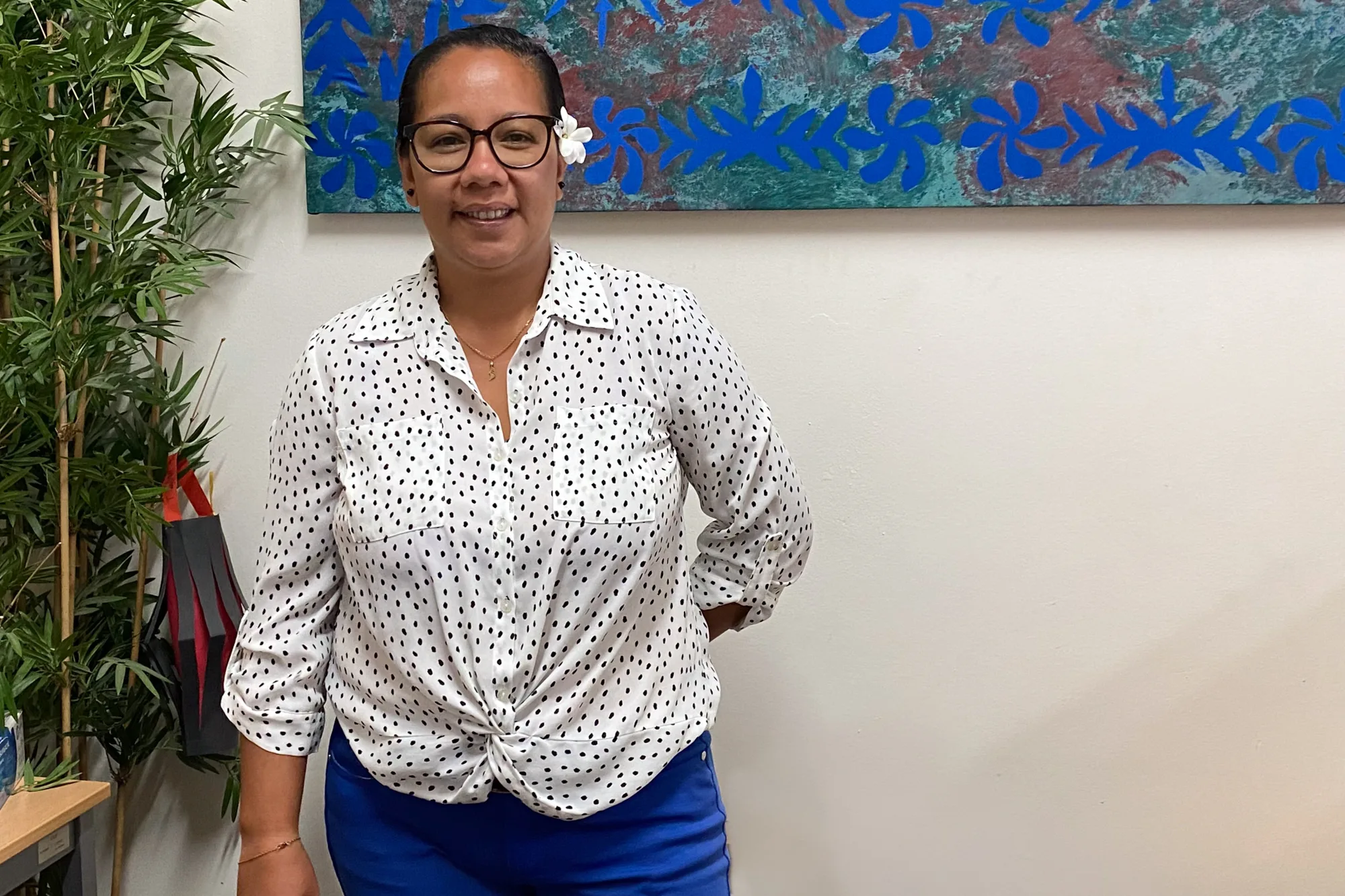 Temarii Ueva, secrétaire comptable au Centre de Gestion et de Formation de la Polynésie française