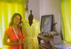 Florie Diez Tropicrea Femmes de Polynésie Atelier rideau robes couture créatrice de mode