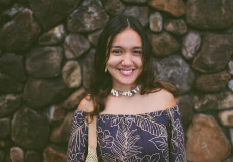 Naraihau Tsing Créatrice de mode O'puturu Femmes de Polynésie Photographe : Cartouche Louise-Michèle Crédit : Cartouche Louise-Michèle