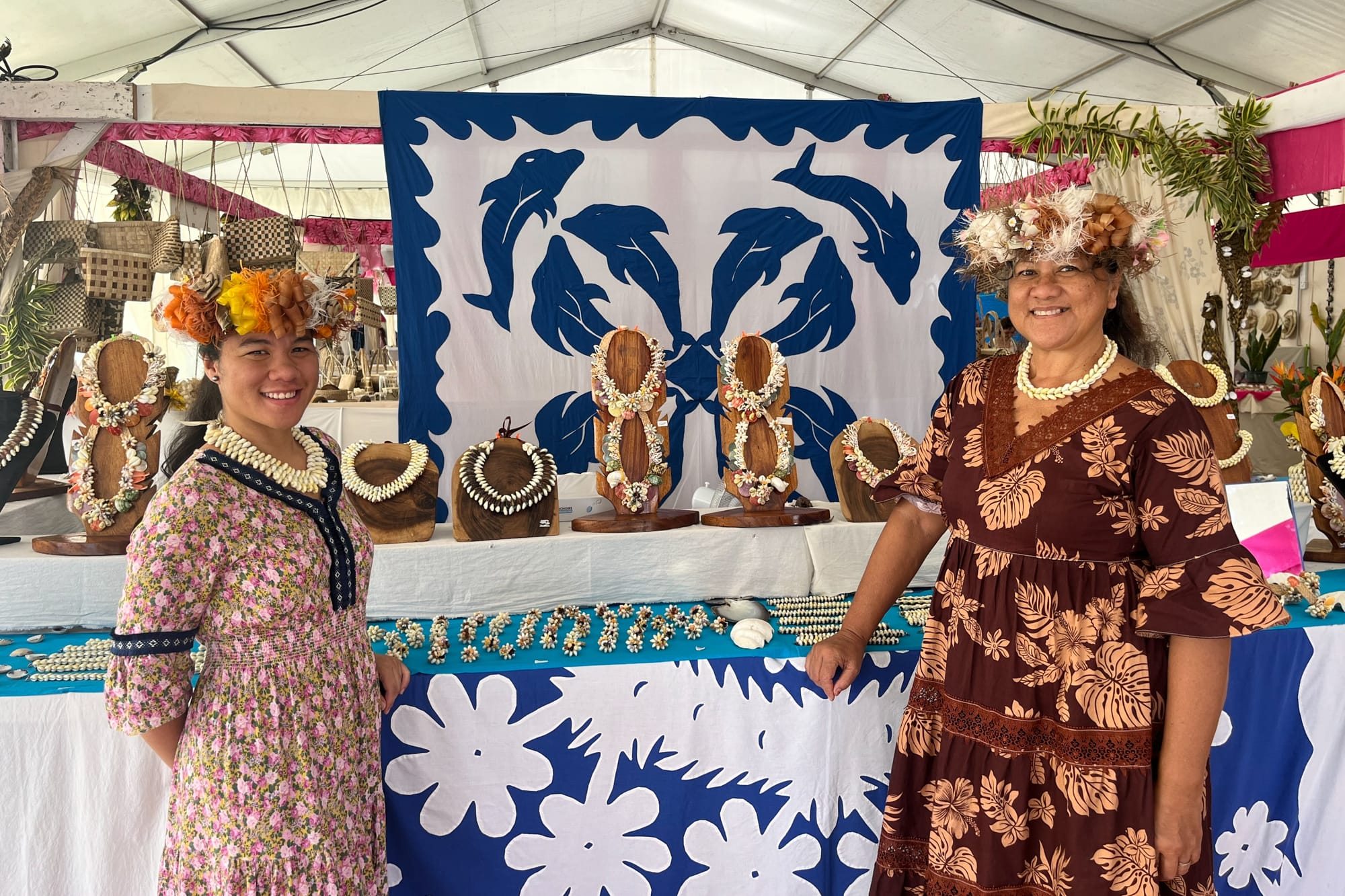 Hinenui Teheiura Artisane, créatrice de bijoux Femmes de Polynésie