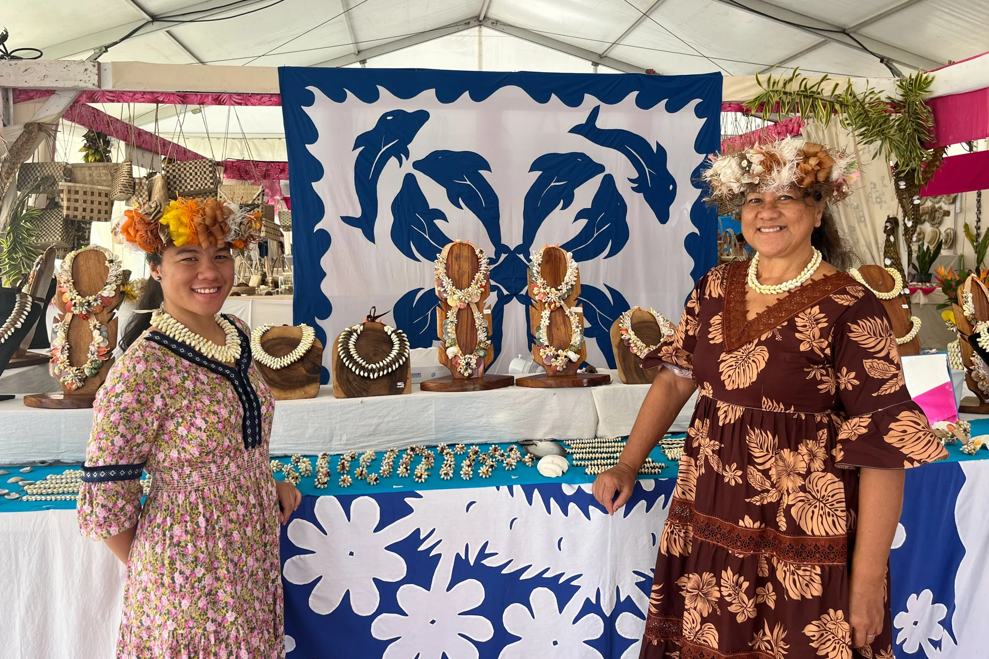Hinenui Teheiura Artisane, créatrice de bijoux Femmes de Polynésie
