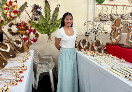 Hinenui Teheiura Artisane, créatrice de bijoux Femmes de Polynésie