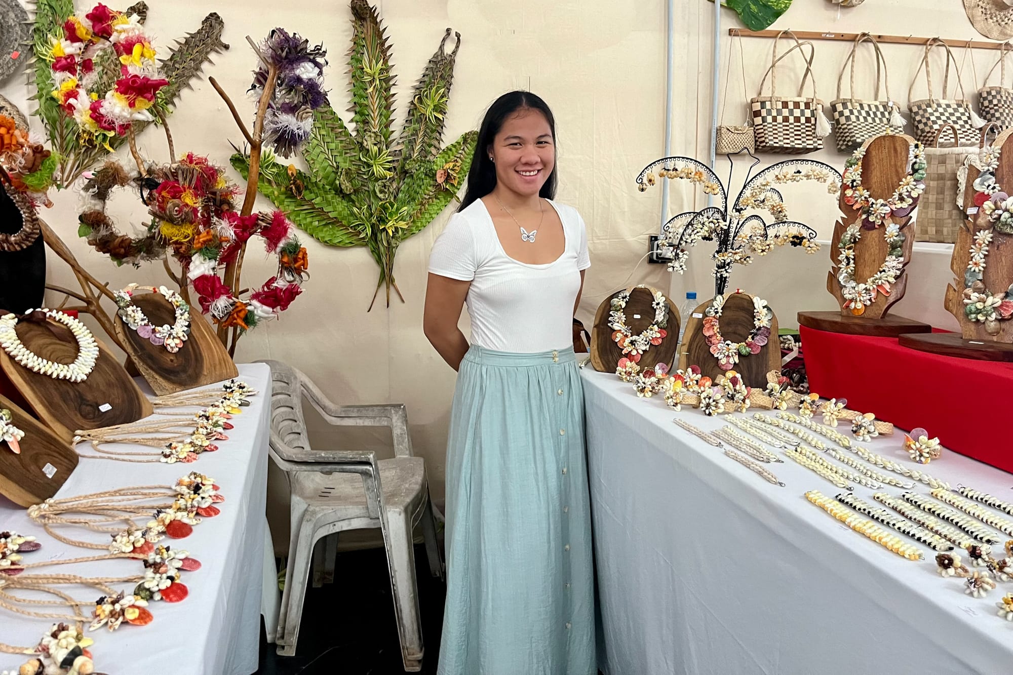 Hinenui Teheiura Artisane, créatrice de bijoux Femmes de Polynésie