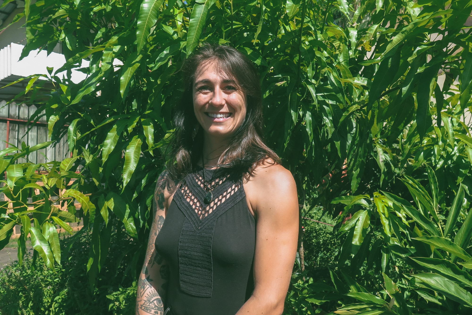 MATHILDE LAFFONT, pierceuse en Polynésie française