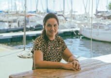 Tina Lioux, directrice de l'Ecole de voile d'Arue et de la Saga Tahiti en faveur des enfants défavorisés