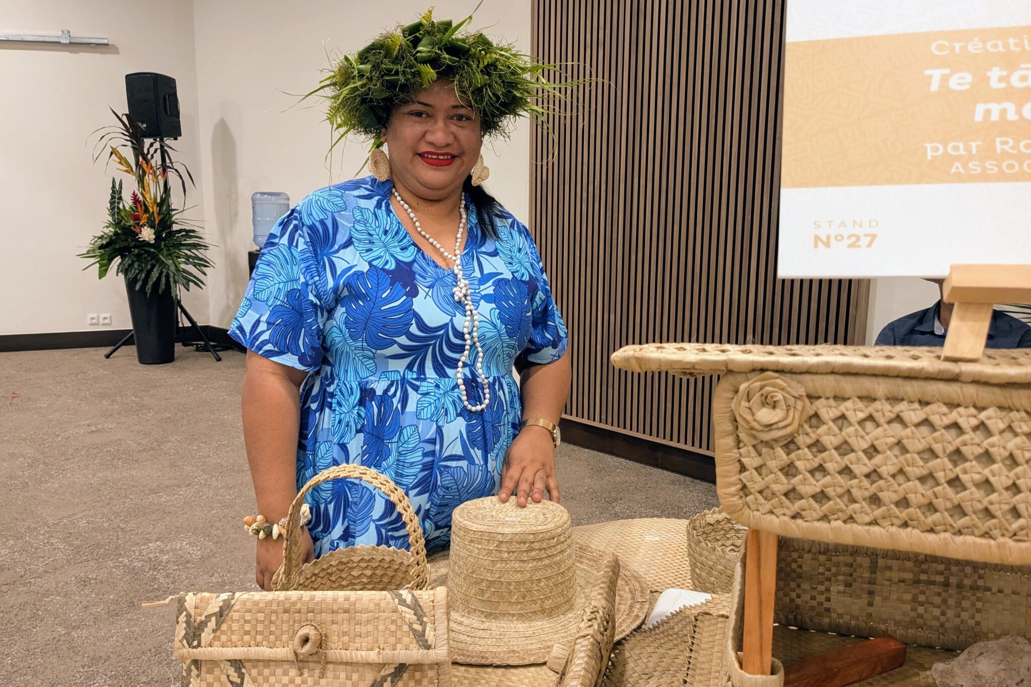 Ramona Tevaearai Femmes de Polynésie Artisane