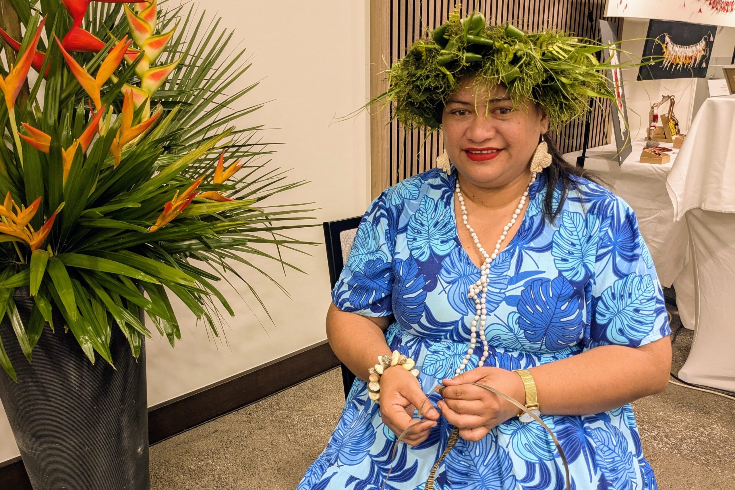 Ramona Tevaearai Femmes de Polynésie Artisane