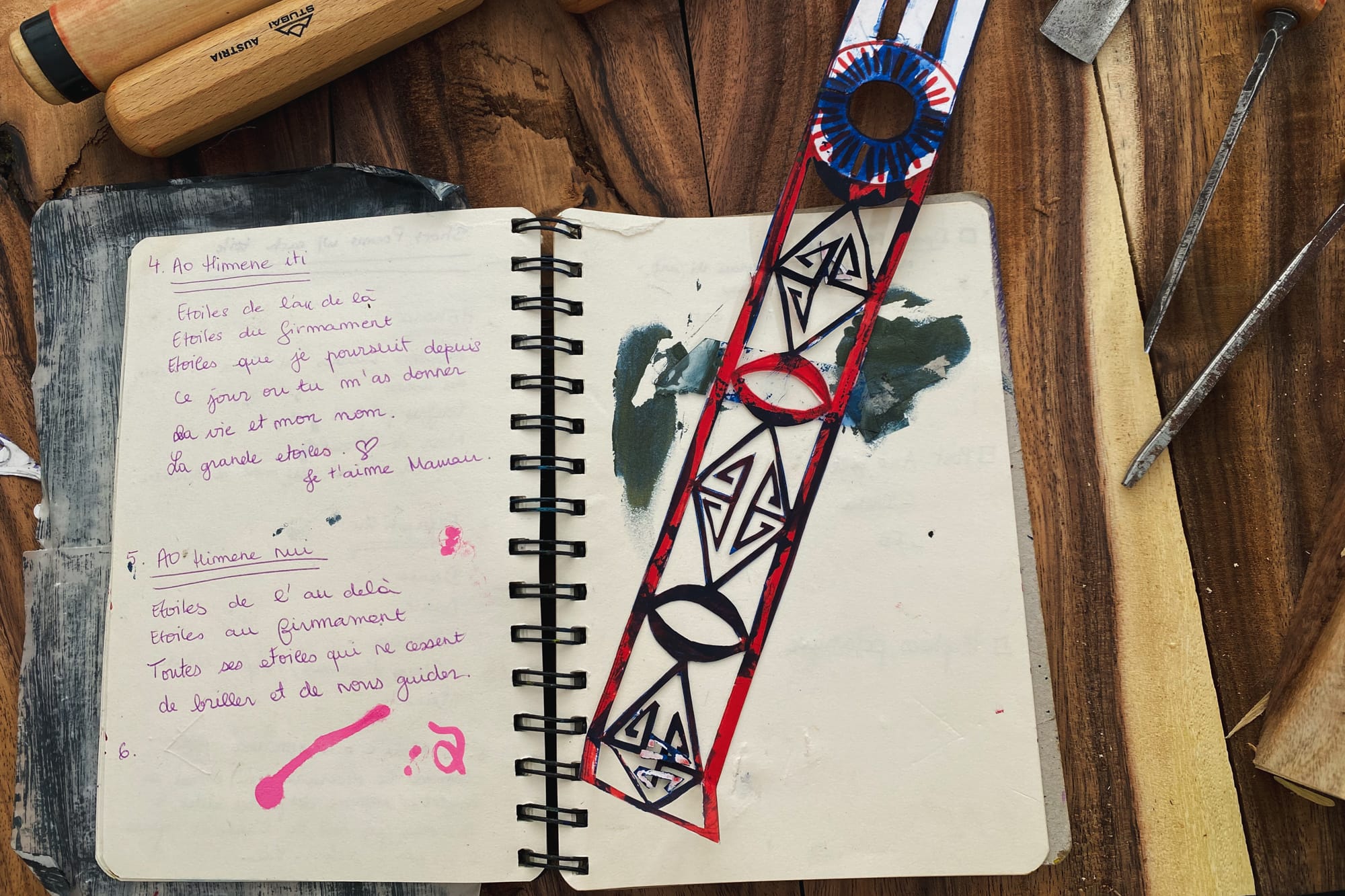 Hokunui Clover, alias Pererau'iti, artiste polynésienne