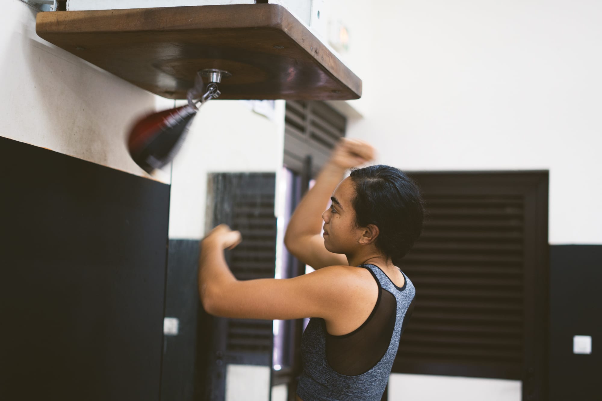 Temeiana Izal Championne de boxe Femmes de Polynésie Crédit : Cartouche Louise-Michèle