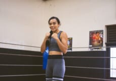 Temeiana Izal Championne de boxe Femmes de Polynésie Crédit : Cartouche Louise-Michèle