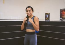 Temeiana Izal Championne de boxe Femmes de Polynésie Crédit : Cartouche Louise-Michèle