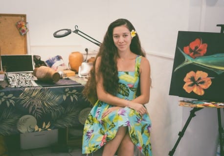 Haamouraa Lesca Artiste et artisane Femmes de Polynésie Crédit : Cartouche Louise-Michèle