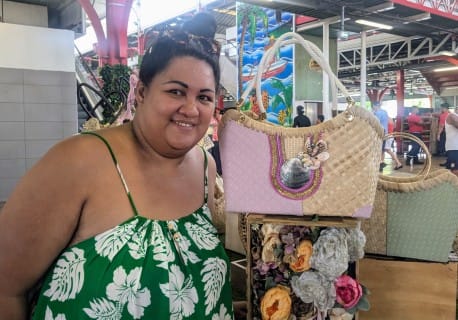 Timeri Pollock Artisane Vahine Chic Femmes de Polynésie Crédit : Pauline Stasi