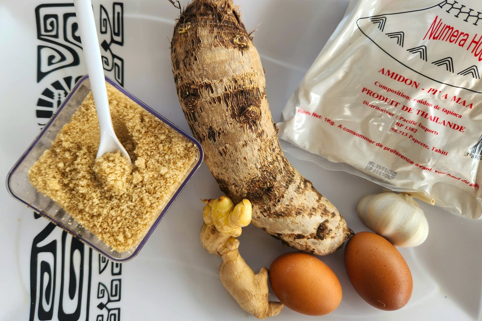 Ingrédients pour galettes de tarua