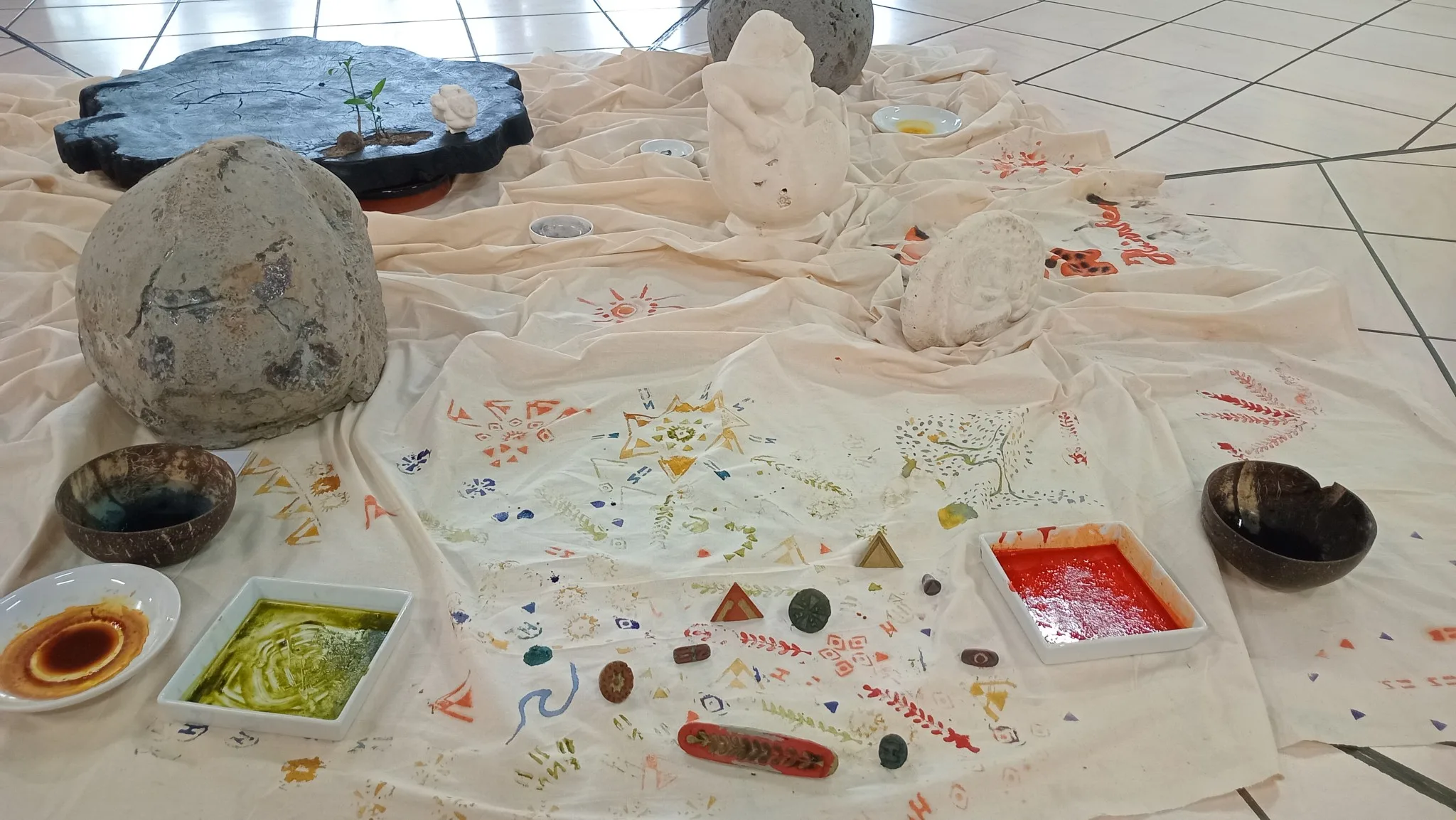 Terava Miller Sculptrice de corail Femmes de Polynésie Crédit : Toatane Rurua